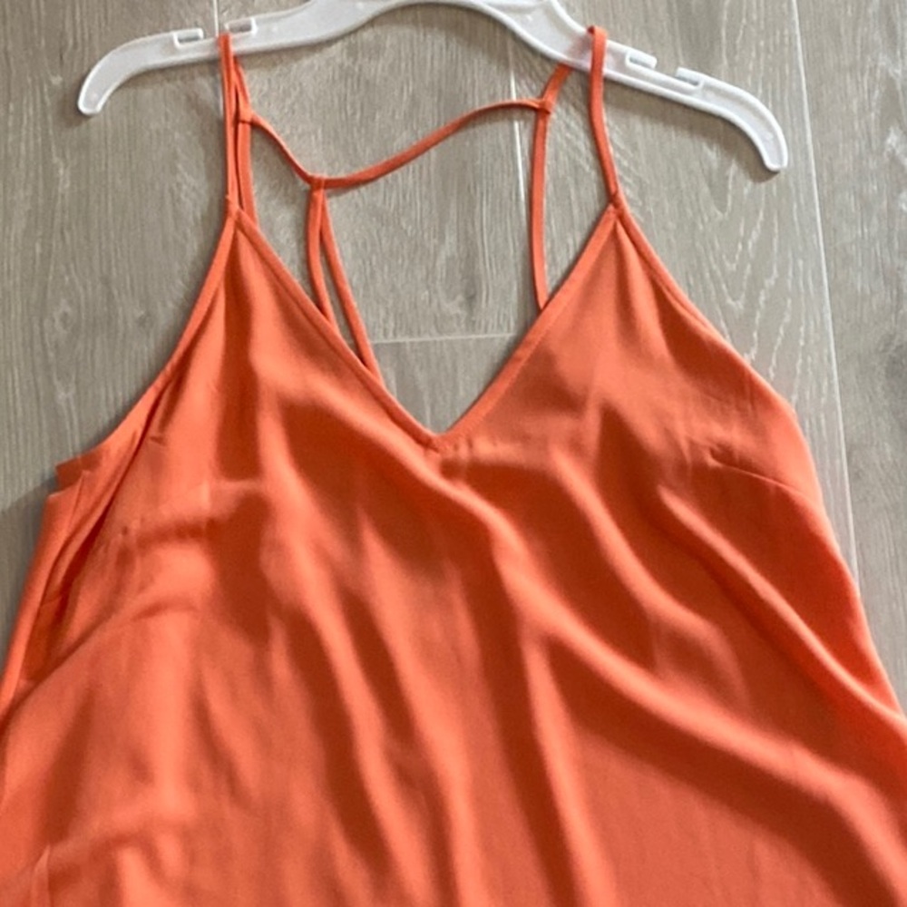 Never Worn Urban Outfitters Orange Sleeveless Dress